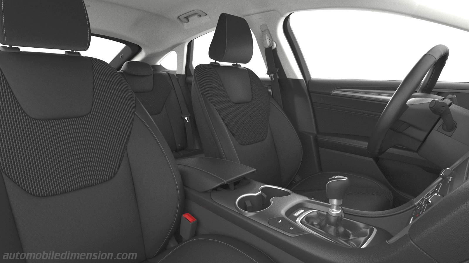 Interieur detail van de Ford Mondeo