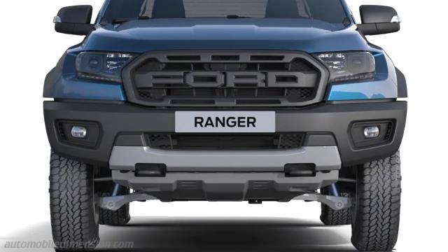 Exterior detail of the Ford Ranger Raptor