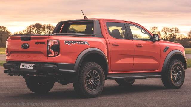 Exterieur van de Ford Ranger Raptor