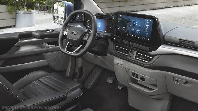 Interieur detail van de Ford Tourneo Custom