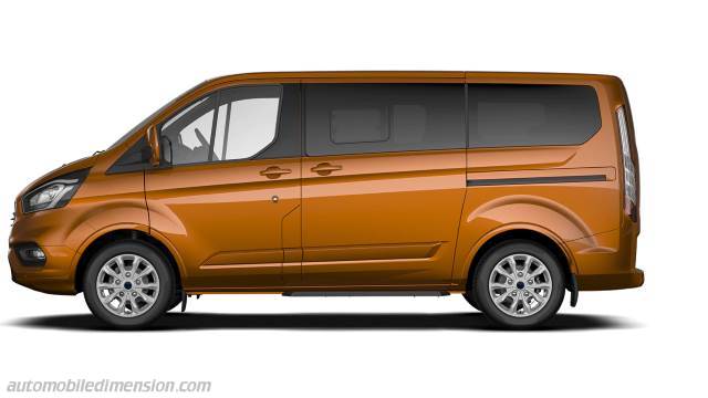 Exterieur detail van de Ford Tourneo Custom L1