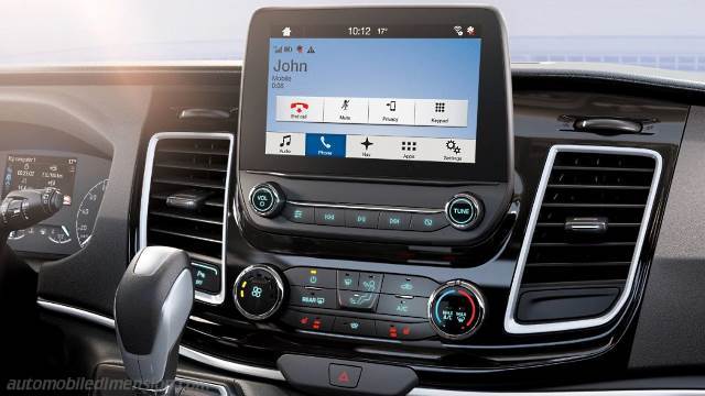 Interieurdetail des Ford Tourneo Custom L1