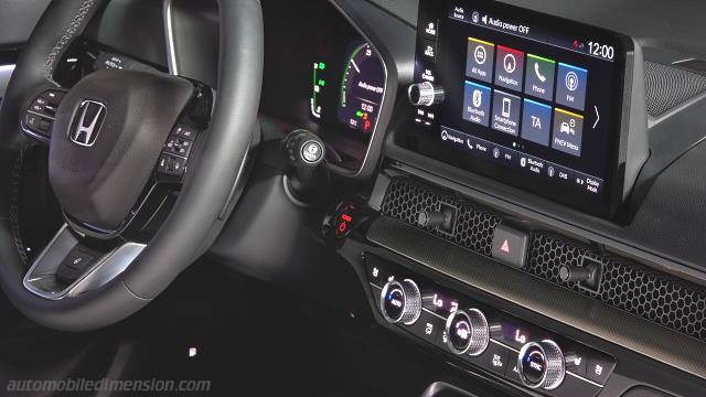 Interior detail of the Honda CR-V