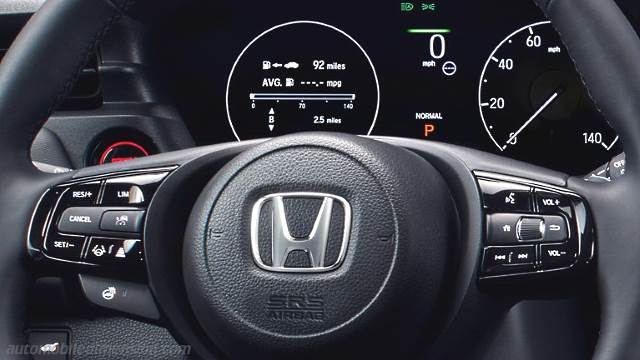 Dettaglio interno della Honda HR-V