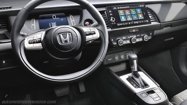 Interior detail of the Honda Jazz
