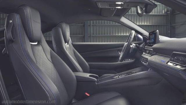 Interior detail of the Honda Prelude