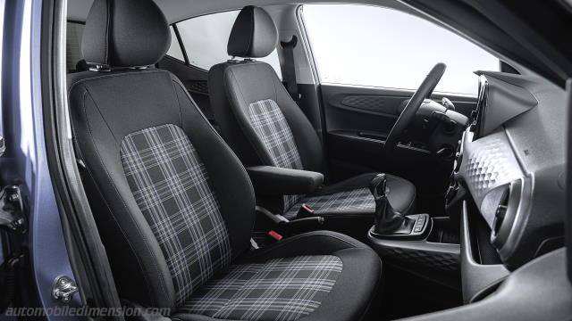 Interior detail of the Hyundai i10