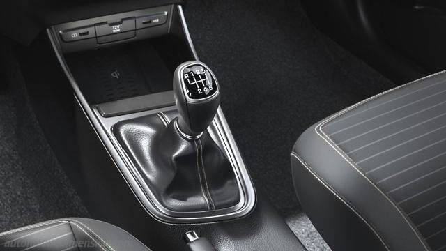 Interior detail of the Hyundai i20