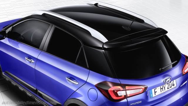 Dimensioni hyundai i20 active 2018, bagagliaio e interni Piccoli modelli della terra