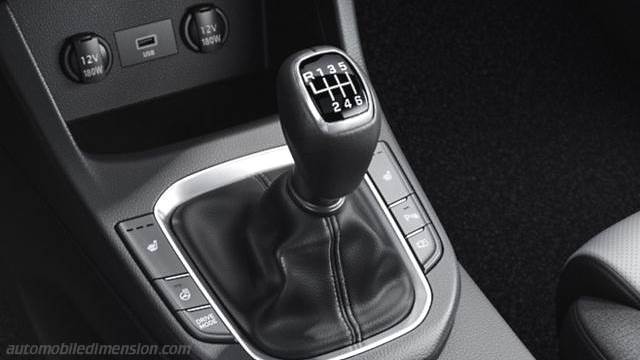 Dettaglio interno della Hyundai i30