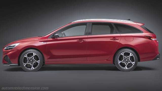 Dettaglio esterno della Hyundai i30 SW