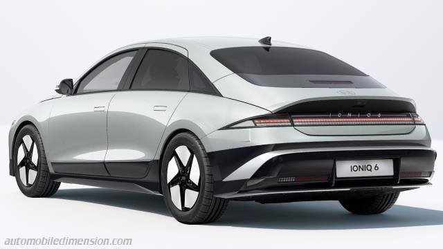 Exterior of the Hyundai IONIQ 6