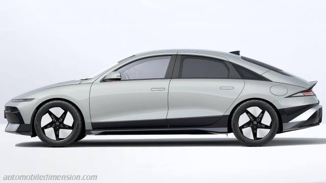 Exterior detail of the Hyundai IONIQ 6