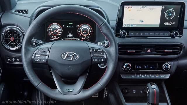 Interieurdetail des Hyundai Kona