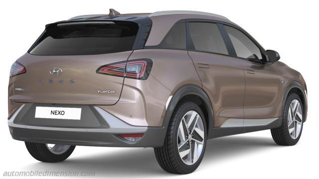 Exterieur van de Hyundai Nexo