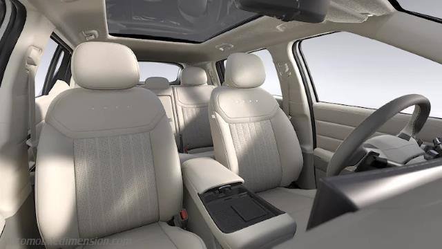 Interior detail of the Hyundai Nexo