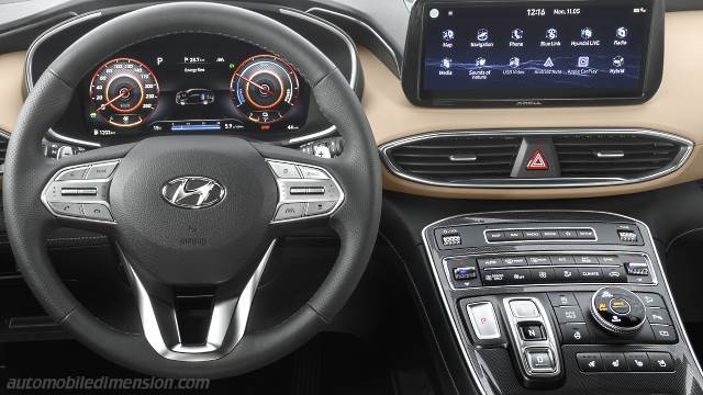 Dettaglio esterno della Hyundai Santa Fe