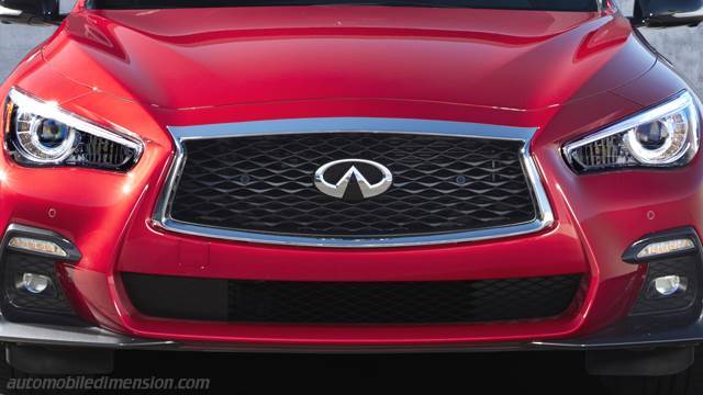 Exterior detail of the Infiniti Q50