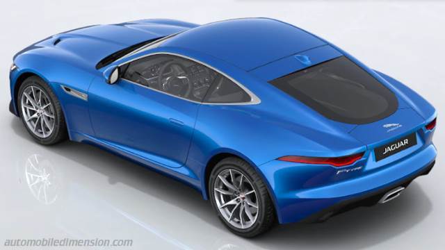 Exterieur van de Jaguar F-TYPE Coupe