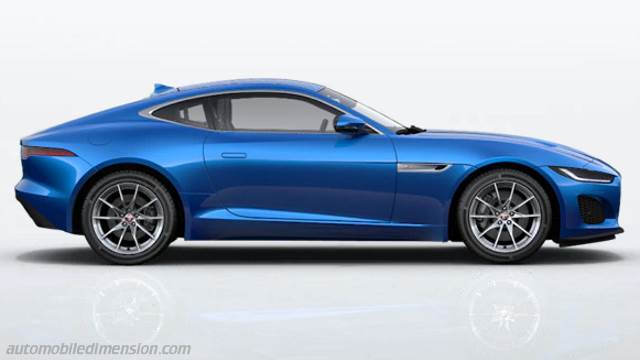 Dettaglio esterno della Jaguar F-TYPE Coupe