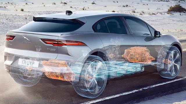 Exterieur van de Jaguar I-PACE