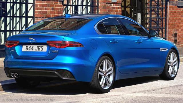 Exterior of the Jaguar XE