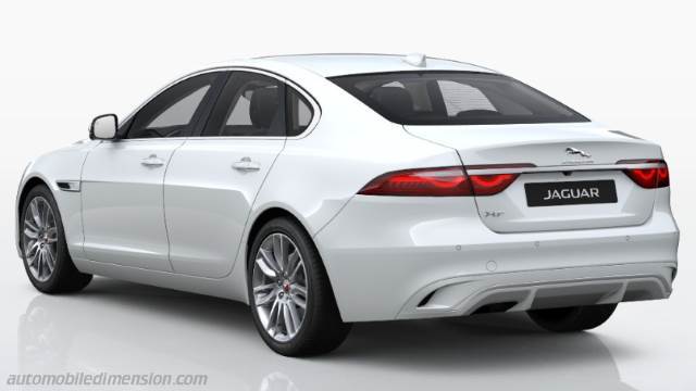 Exterieur van de Jaguar XF