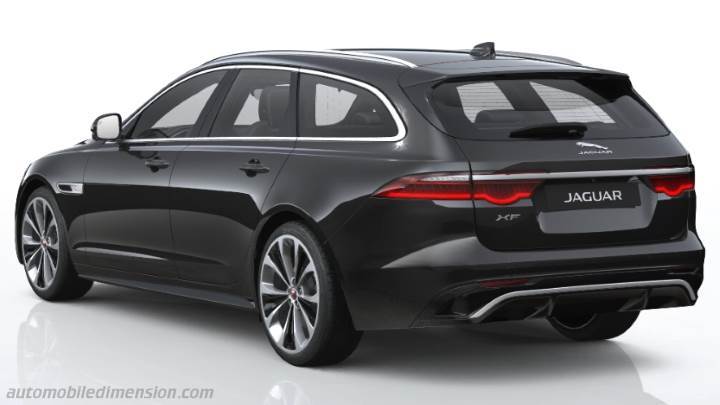 Exterieur van de Jaguar XF Sportbrake