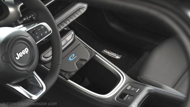 Interieur detail van de Jeep Avenger