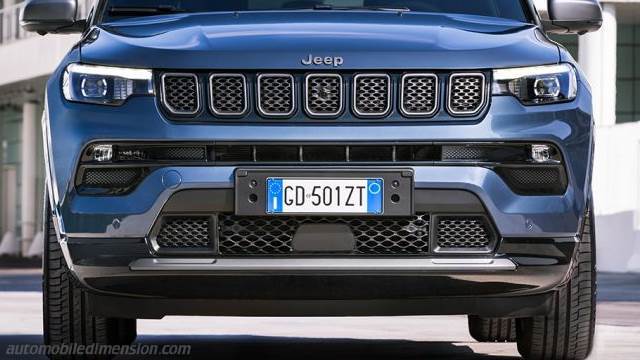 Exterieur van de Jeep Compass