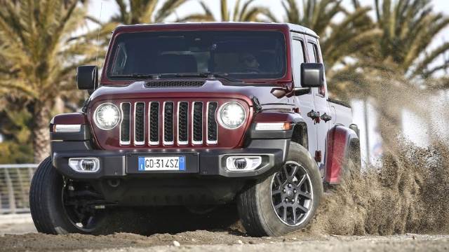 Dettaglio esterno della Jeep Gladiator