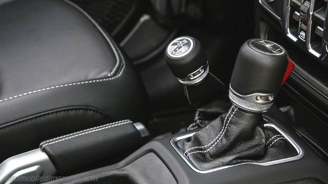 Interior detail of the Jeep Gladiator