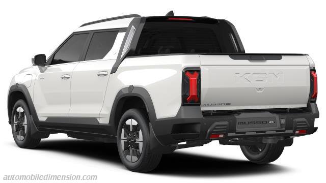 Exterior of the KGM Musso EVX