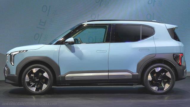 Exterior detail of the Kia EV2