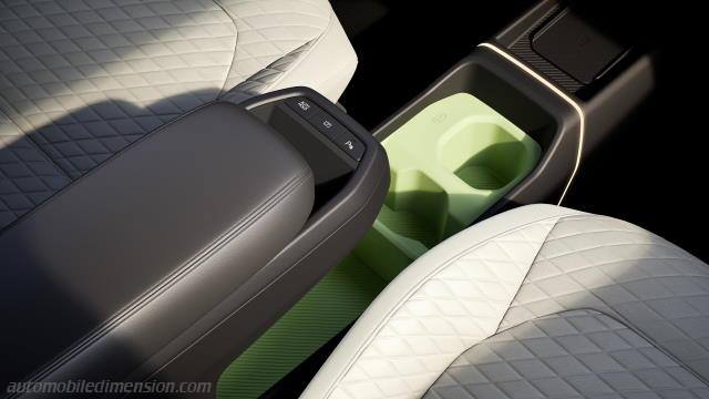 Interior detail of the Kia EV2