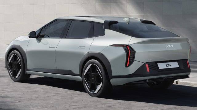 Extérieur de la Kia EV4 Fastback
