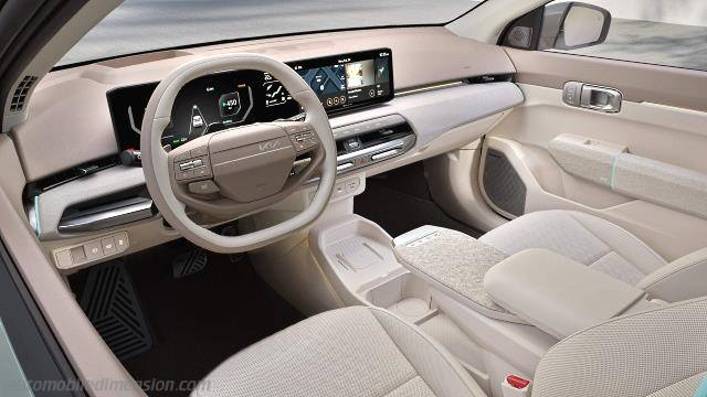 Détail intérieur de la Kia EV4 Fastback