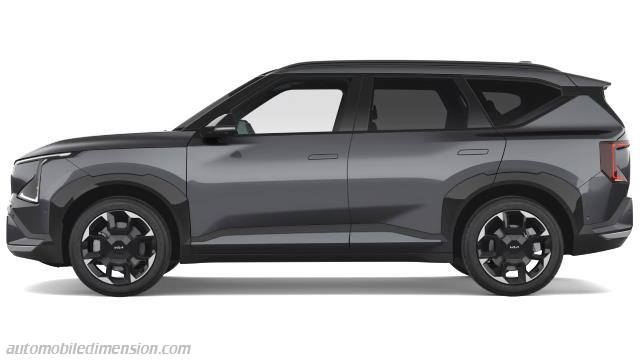 Dettaglio esterno della Kia EV5