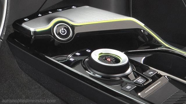 Interieur detail van de Kia EV6