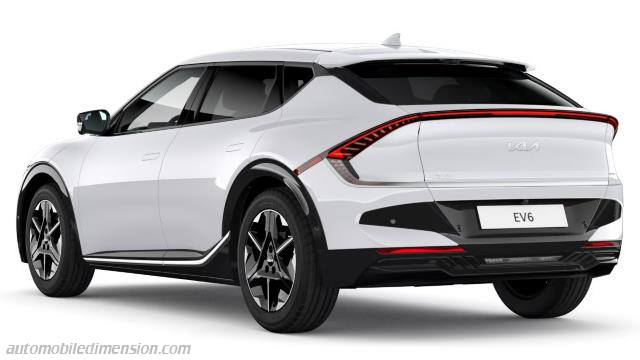 Exterior of the Kia EV6
