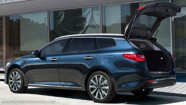 Exterieurdetail des Kia Optima Sportswagon