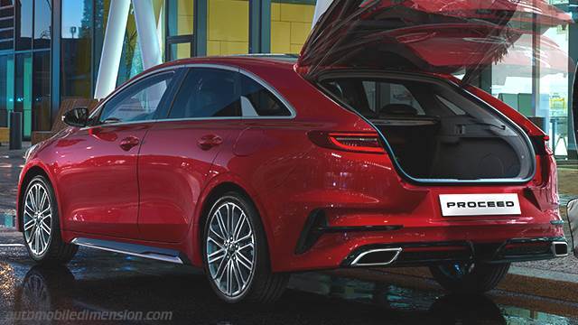 Kia Proceed Abmessungen Kofferraumvolumen Und Innenraum