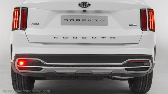 Exterior detail of the Kia Sorento