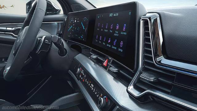 Dettaglio interno della Kia Sportage