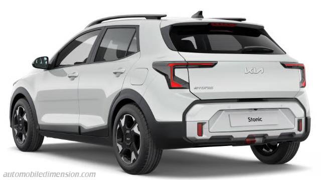 Exterieur van de Kia Stonic