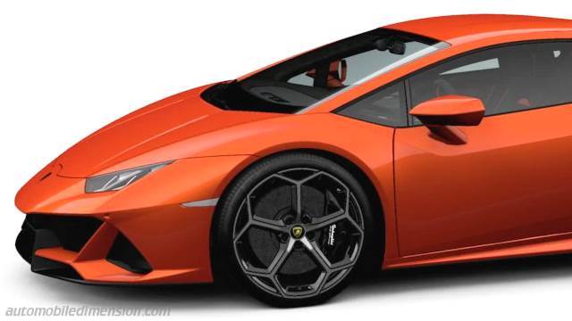 Esterno della Lamborghini Huracán EVO