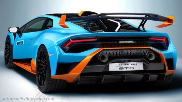 Esterno della Lamborghini Huracán STO