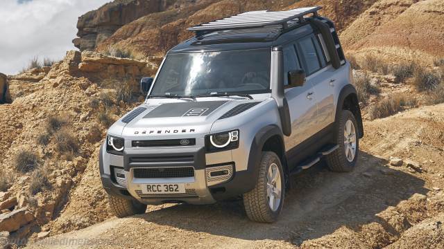 Exterior detail of the Land-Rover Defender 110