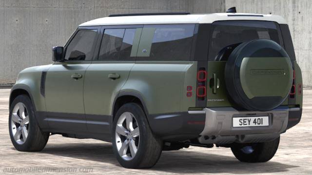 Extérieur de la Land-Rover Defender 130