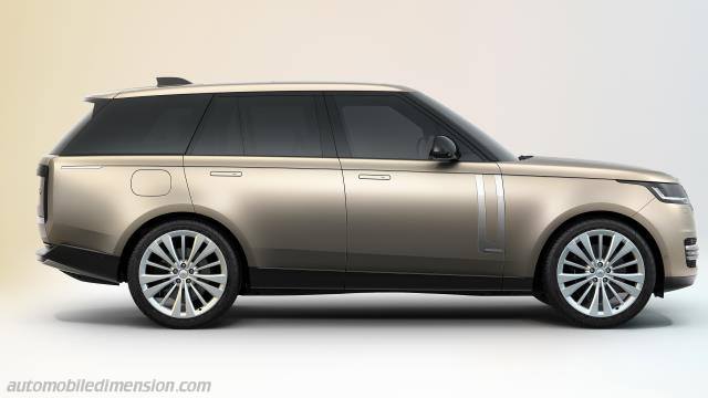 Dettaglio esterno della Land-Rover Range Rover